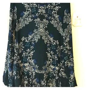 Free People size L open back long Blouse